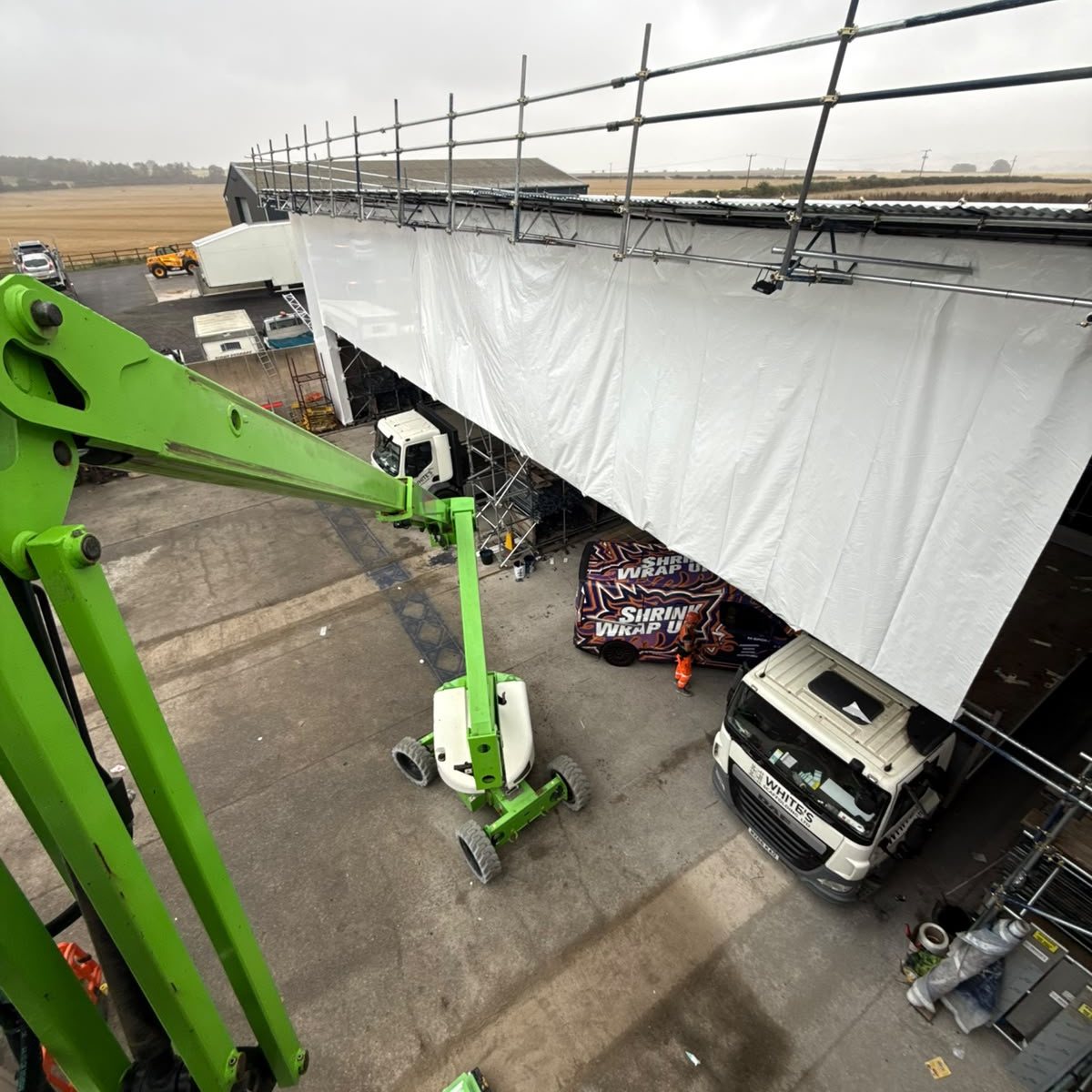 Salisbury temporary roof structure
