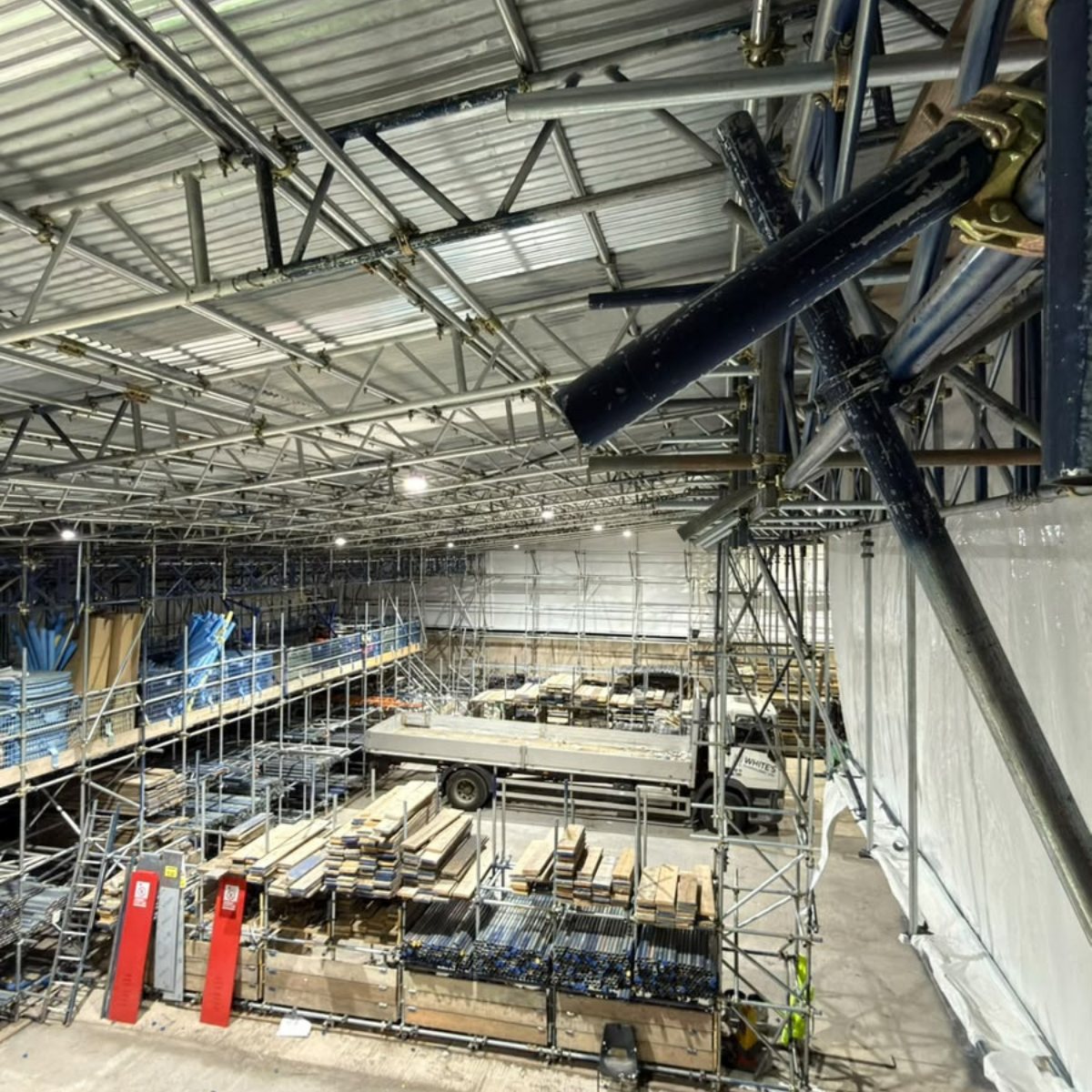 Plant surveyed for a protective shrink wrap envelope in Hull