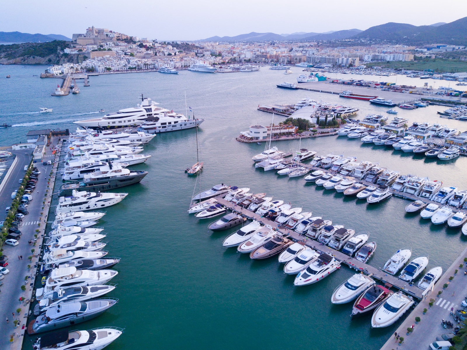 Ibiza Marina Yacht Shrink Wrap UK